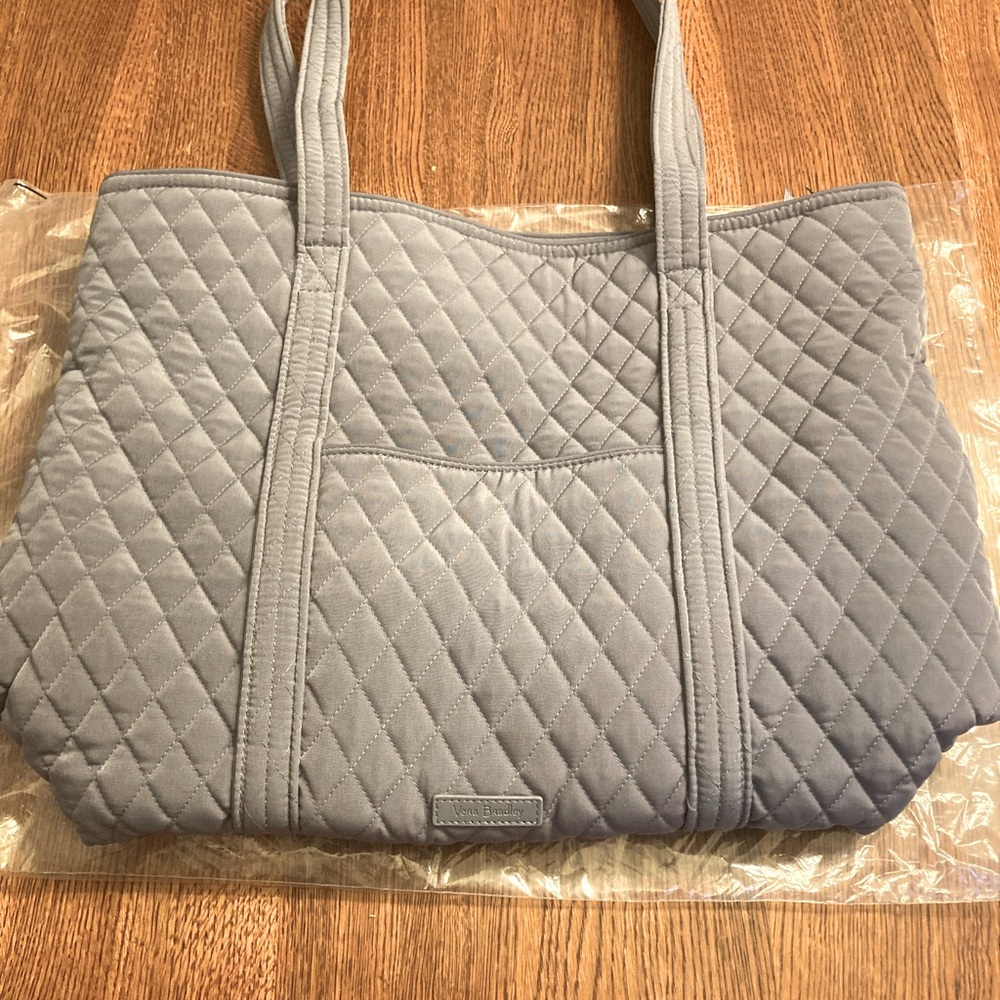 Brand new Vera Bradley carbon gray tote bag